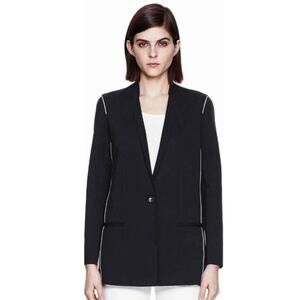 HELMUT LANG Origami Crepe Pierce Blazer Size 4